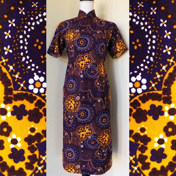 Vintage Dresses & Skirts - 🌼Flower Qipao-er🌼 Vintage ‘60s Handmade Dress